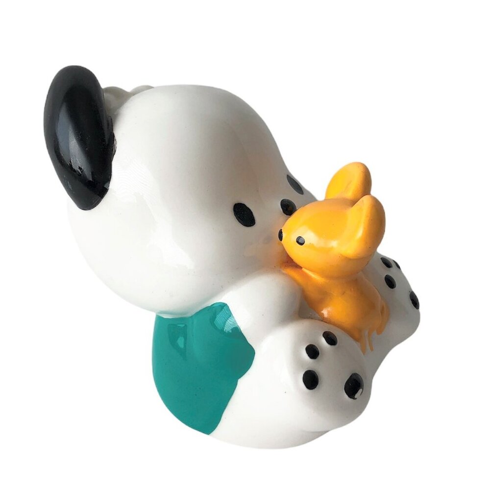 Vintage Sanrio POCHACCO & Yellow Mouse Coin Bank Choppy Hello Kitty Dog HTF